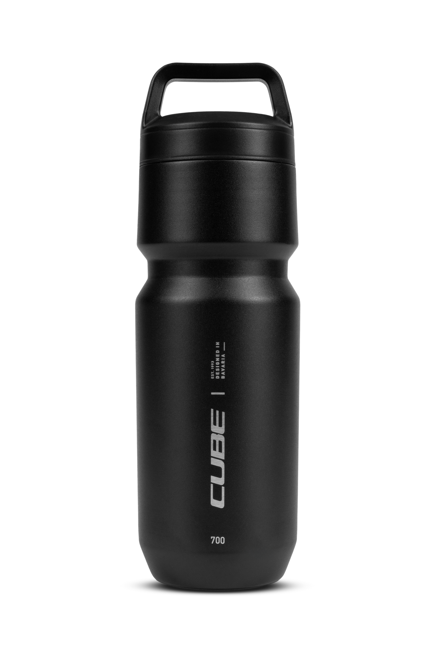 Cube bouteille en acier inoxydable Arc 700 black