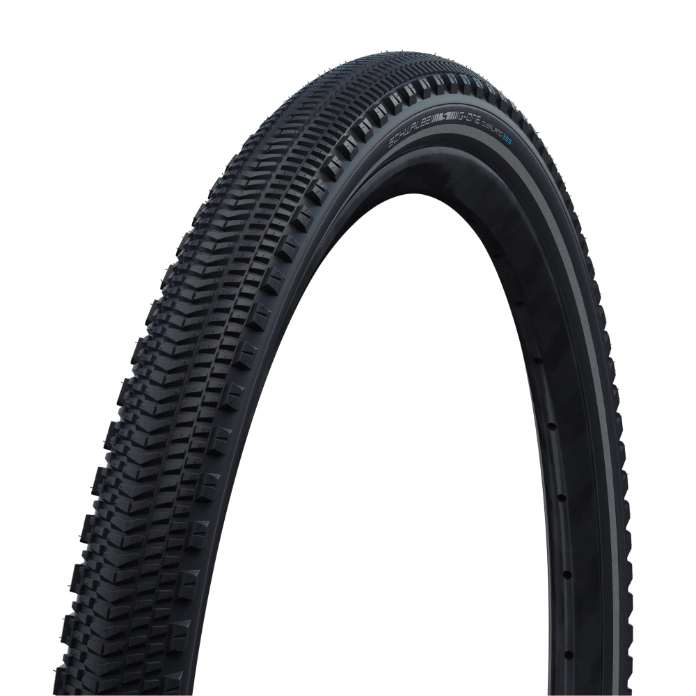 Schwalbe G-ONE Overland 365 Performance RaceGuard pneu pliant Addix 4 Season noir-réfléchissant