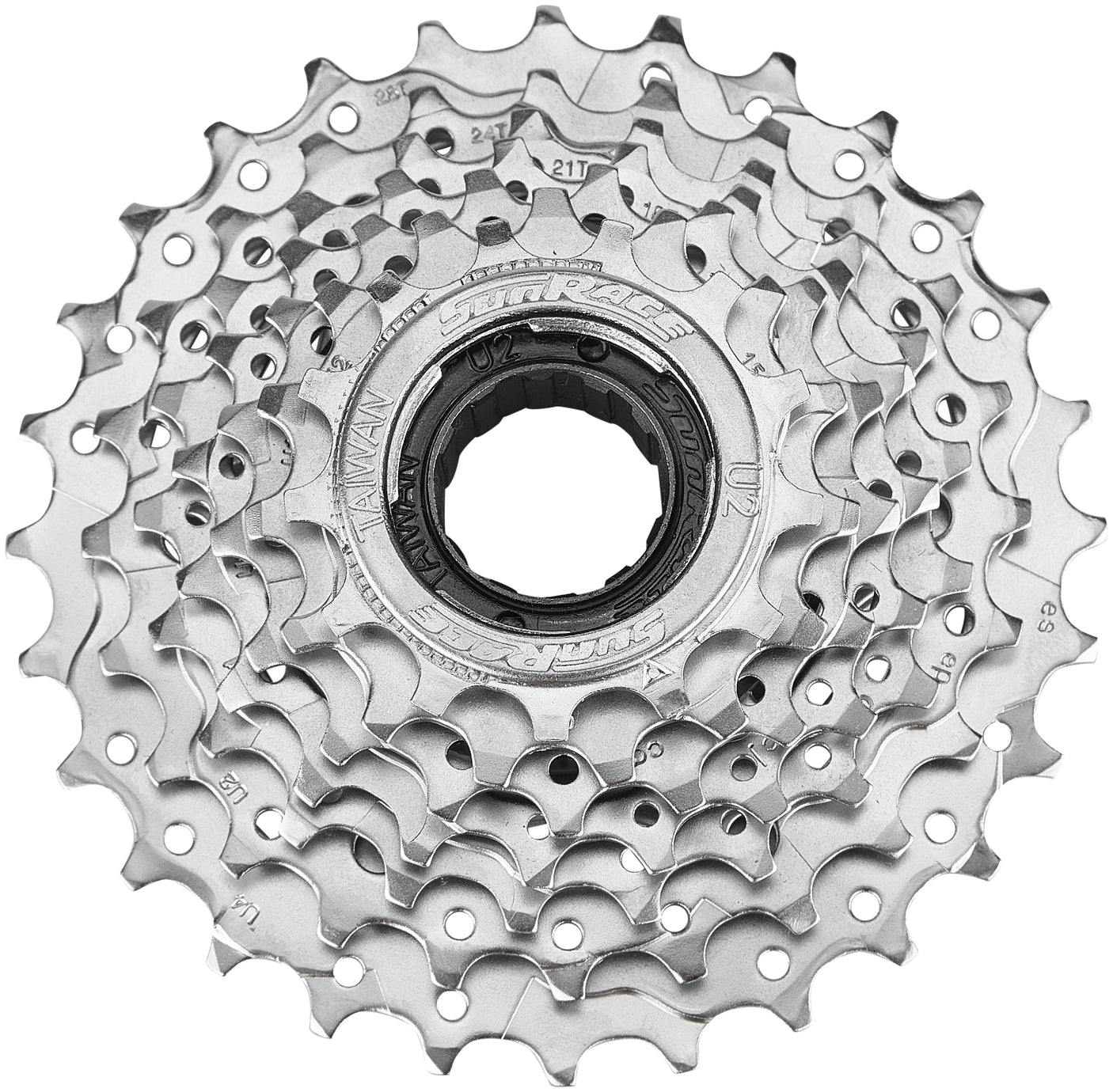 SunRace MFM30 roue libre 7 vitesses 13-28 dents argent