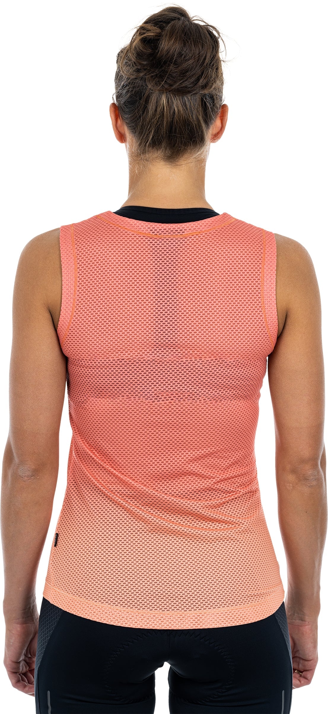 CUBE WS Maillot fonctionnel sans manches en mesh corail