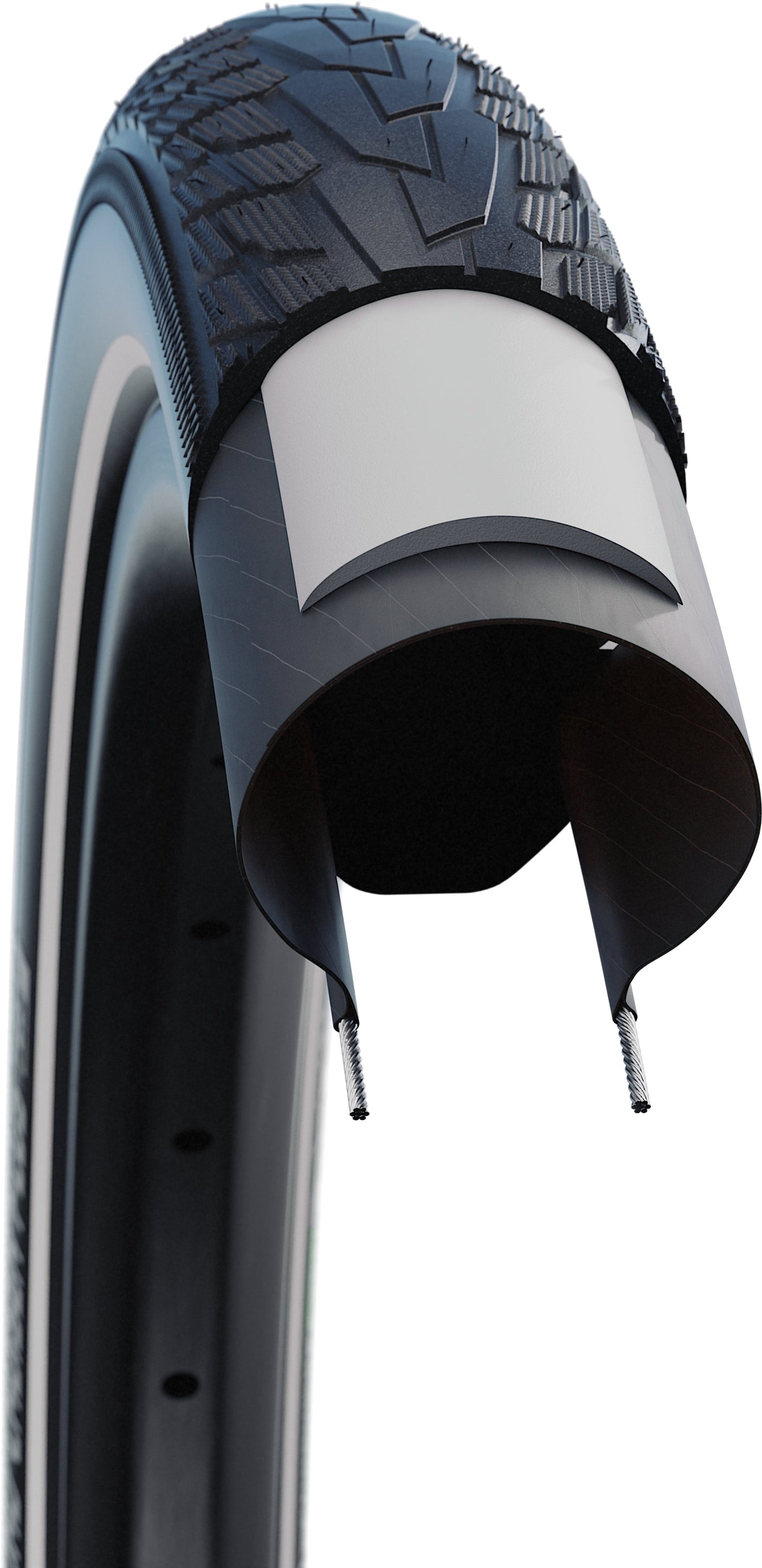 Schwalbe Road Cruiser Plus pneu à tringle 28x1.60" Active TwinSkin PunctureGuard E-25 Green noir