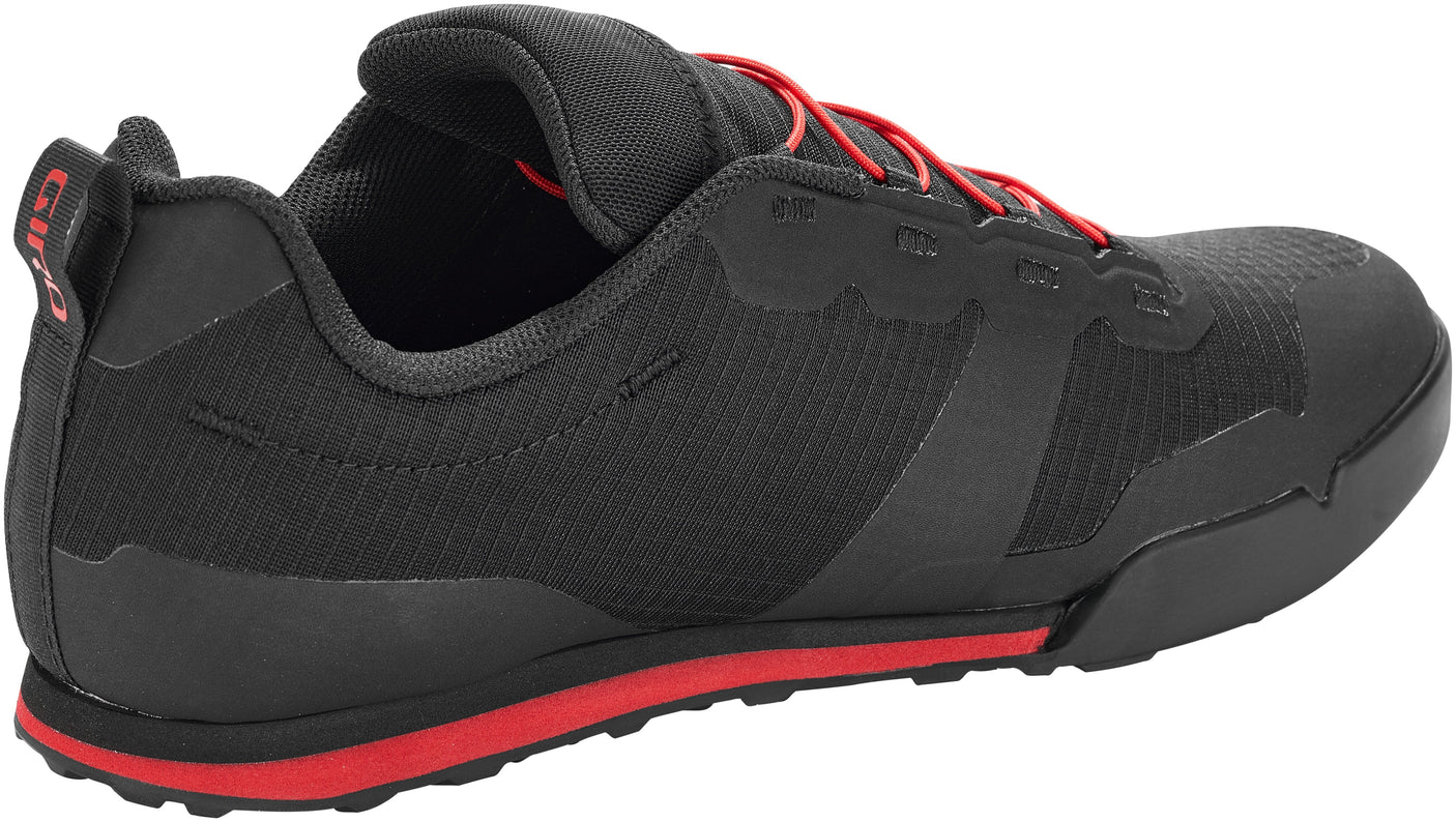 Giro Tracker Fastlace chaussures black/bright red