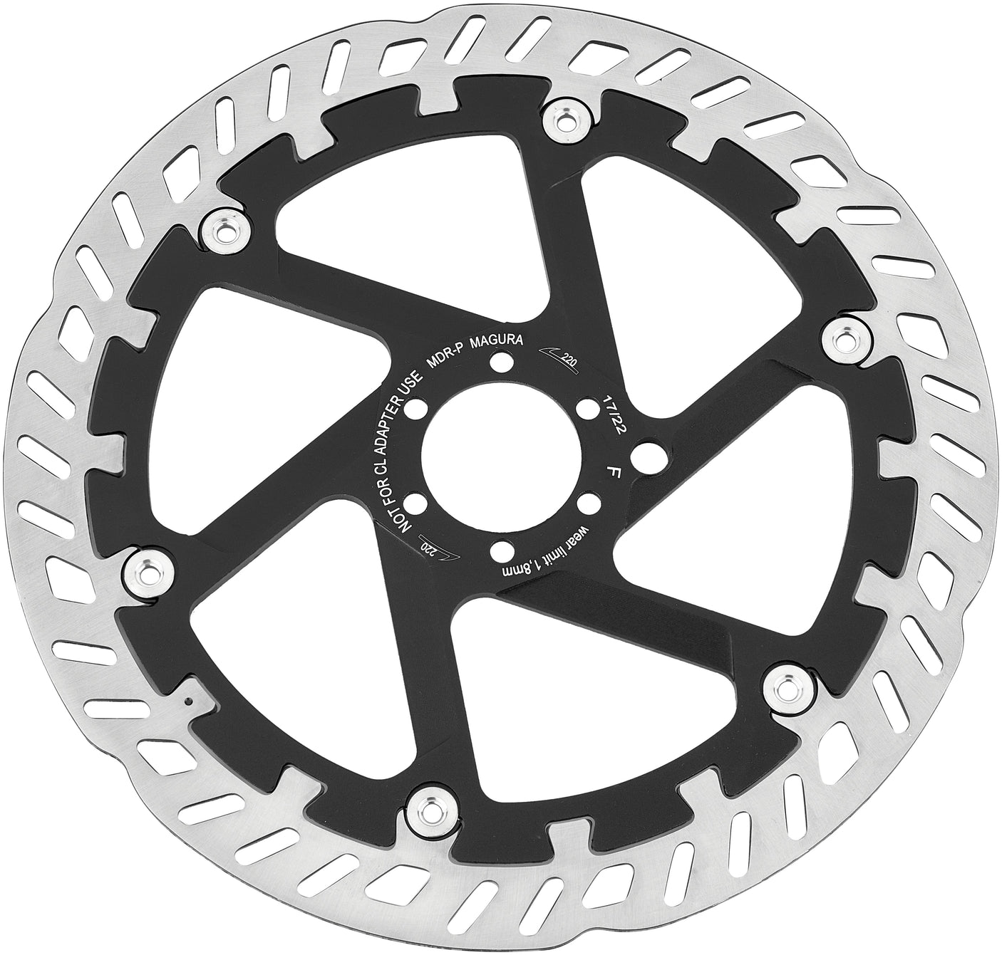 Magura MDR-P disque de frein 6 trous avec 6 vis