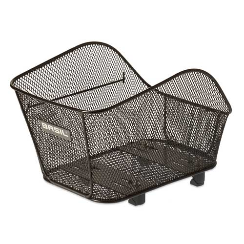 Basil Icon panier arrière de vélo S noir
