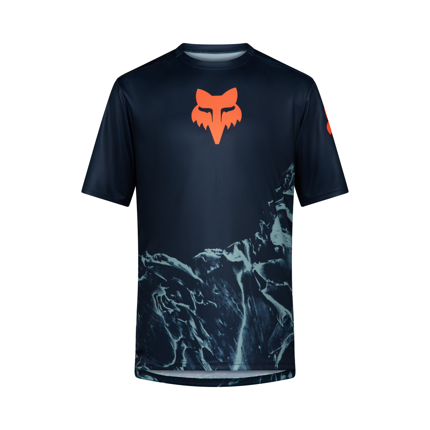 Fox YTH Ranger SS Maillot Img Print Bleu Arctique