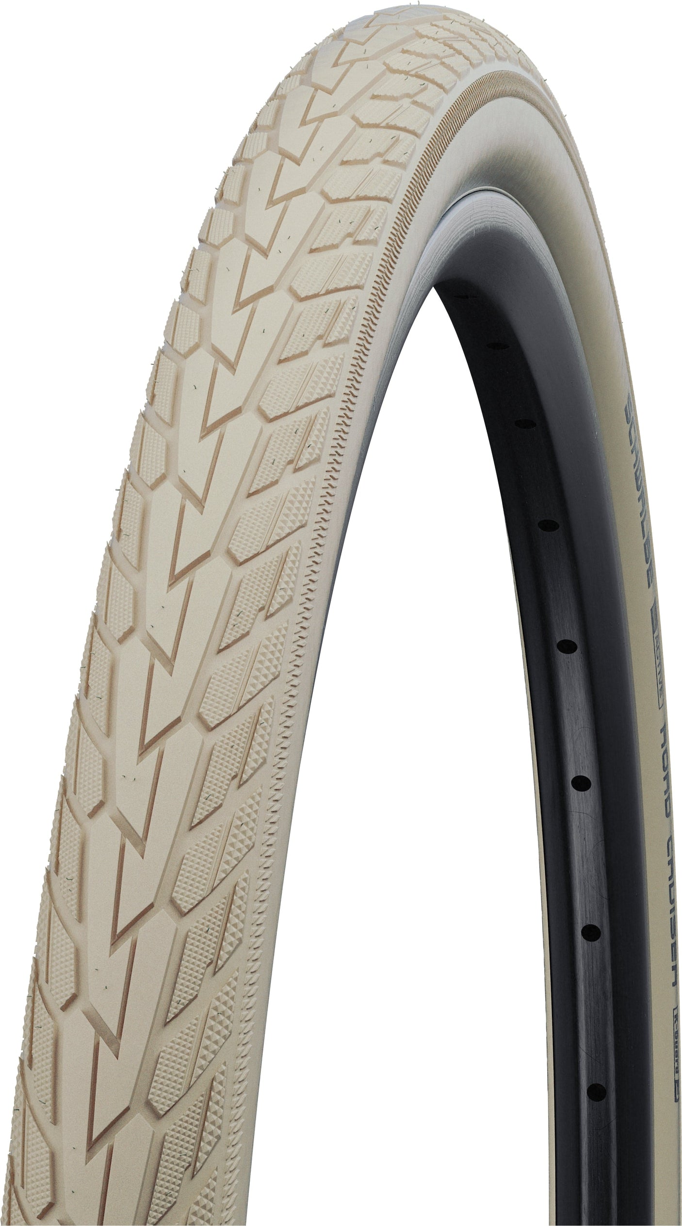Schwalbe Road Cruiser pneu à tringle rigide 28x1.60" K-Guard Active Reflex beige