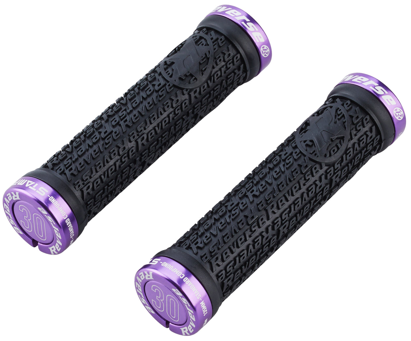 Reverse Stamp Lock On poignées noir/violet