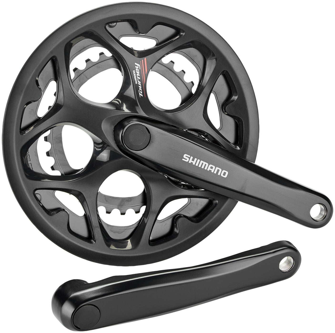 Shimano Tourney FC-A070 pédalier 7/8 vitesses plateau protège-chaîne noir