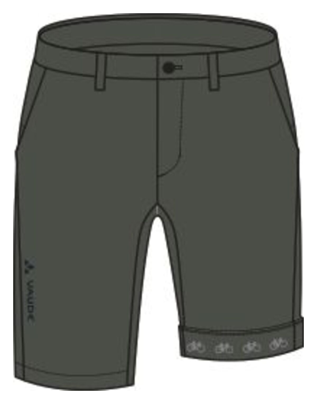 VAUDE Cyclist Shorts Homme olive