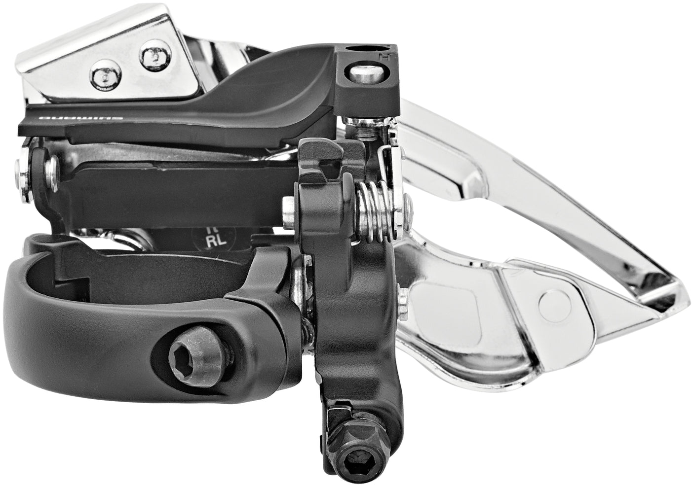 Shimano Deore XT Trekking FD-T8000 Dérailleur avant Collier bas 3x10 Down Swing noir