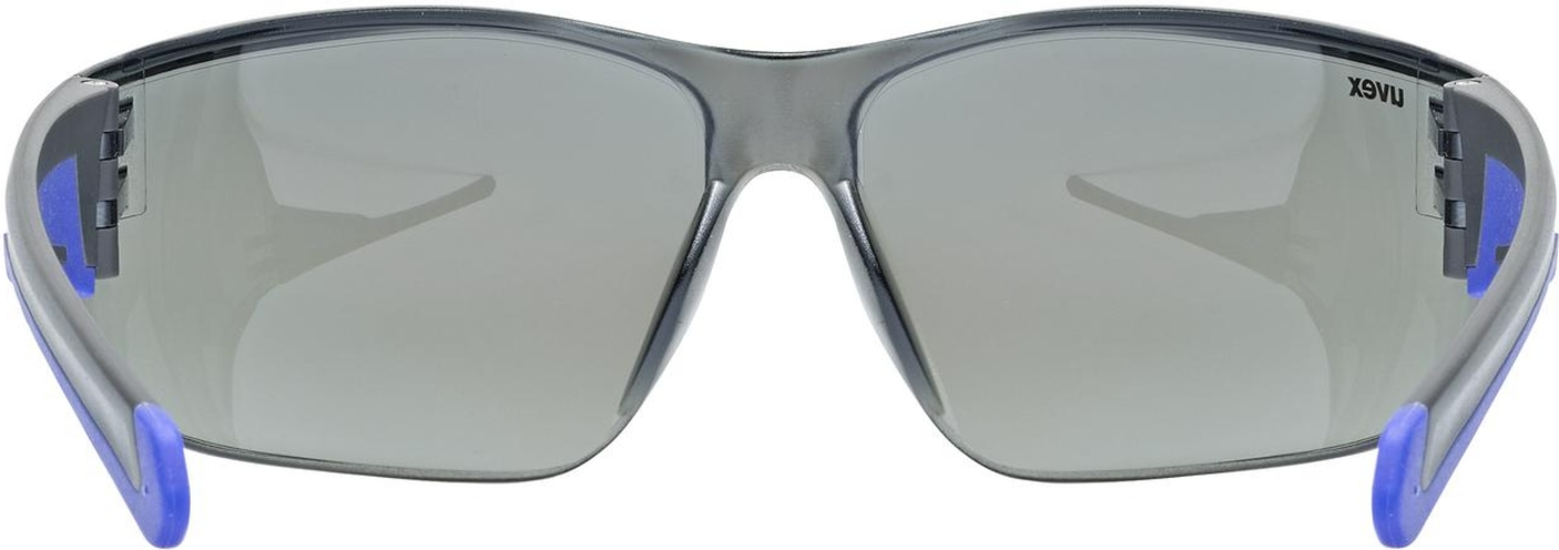 uvex Equate lunettes de vélo Noir-Bleu Mat / Miroir Bleu
