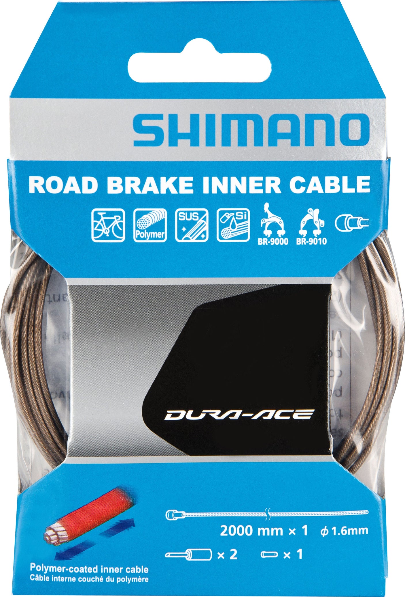 Shimano Dura-Ace BC-9000 câble de frein revêtu de polymère or