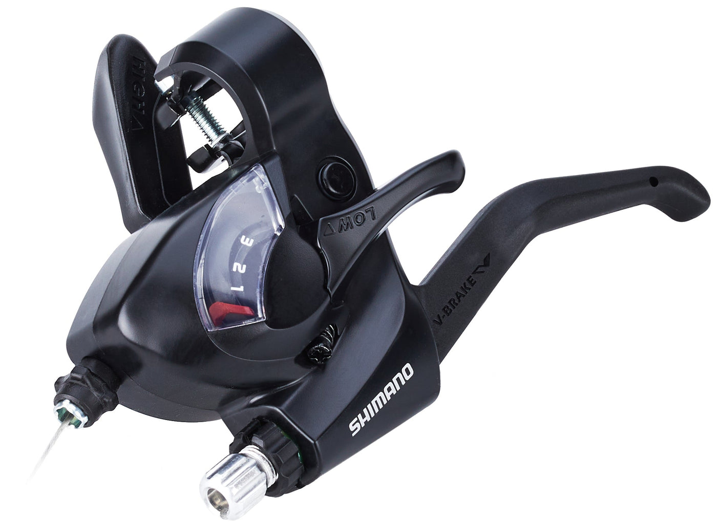 Shimano ST-EF41 Levier de changement/de frein gauche 3 vitesses noir