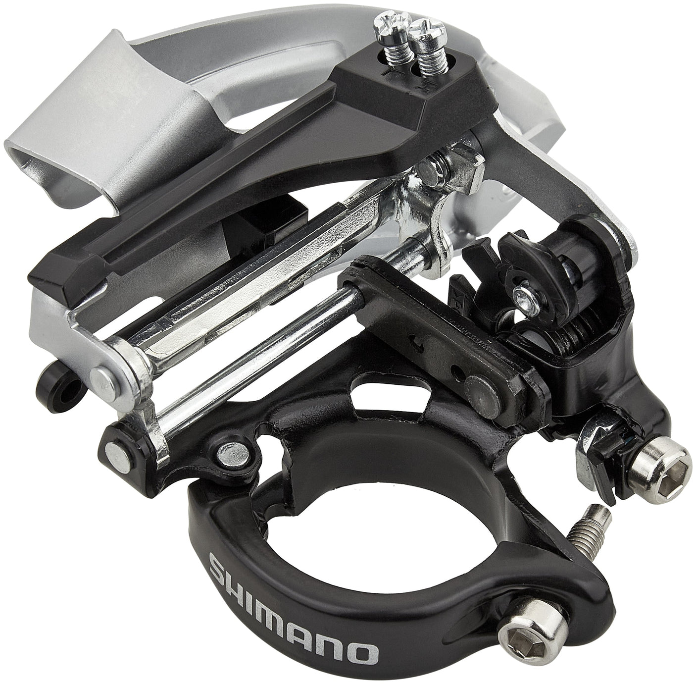 Shimano Tourney FD-TX800-TS3 dérailleur avant 7/8 vitesses Top Swing argenté
