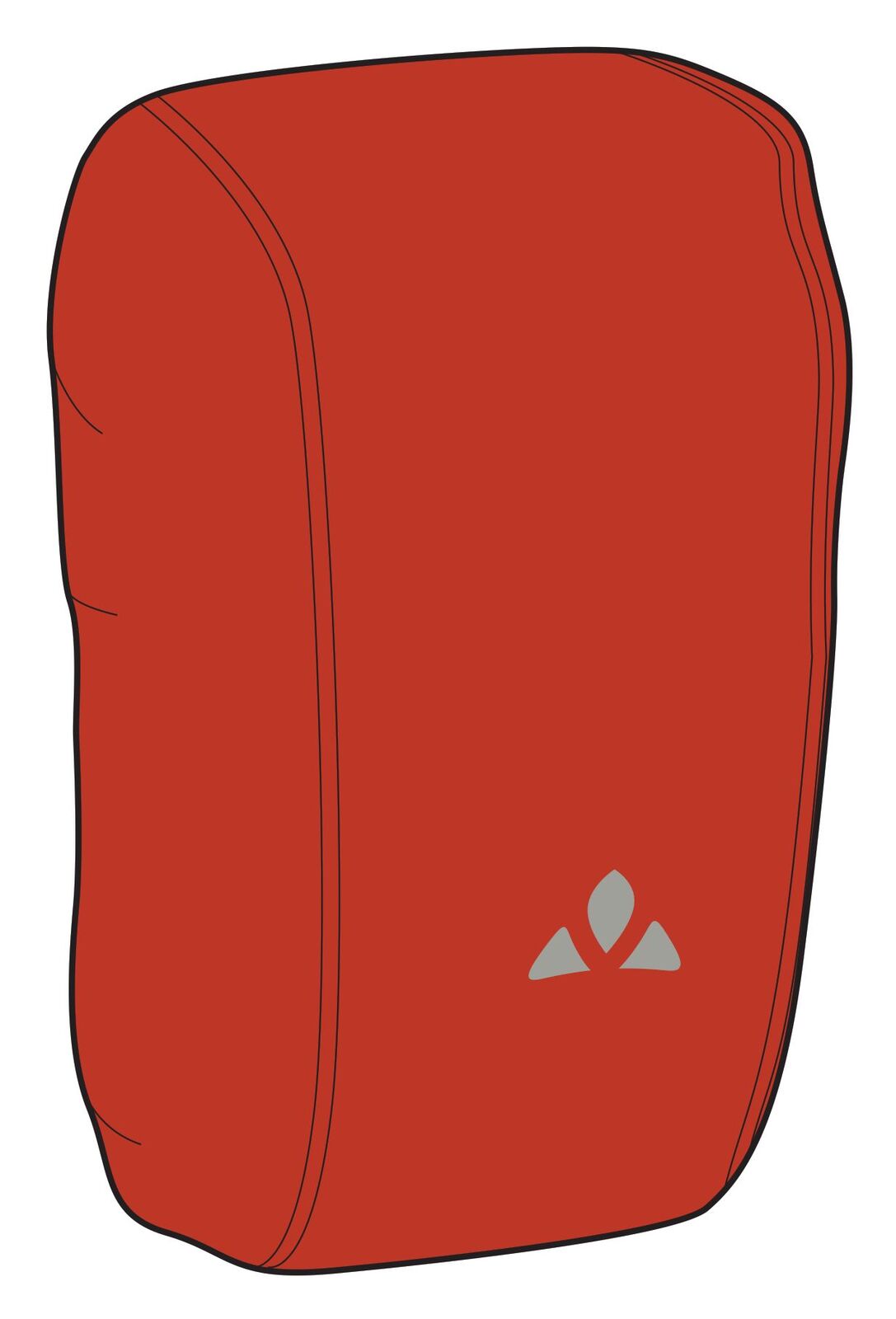 VAUDE Housse de pluie pour sacs de vélo orange