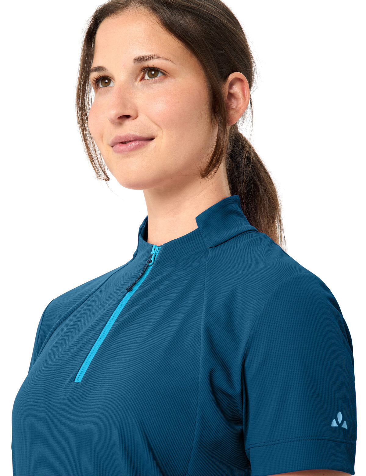 VAUDE Women's Adlux HZ Shirt bleu rivage