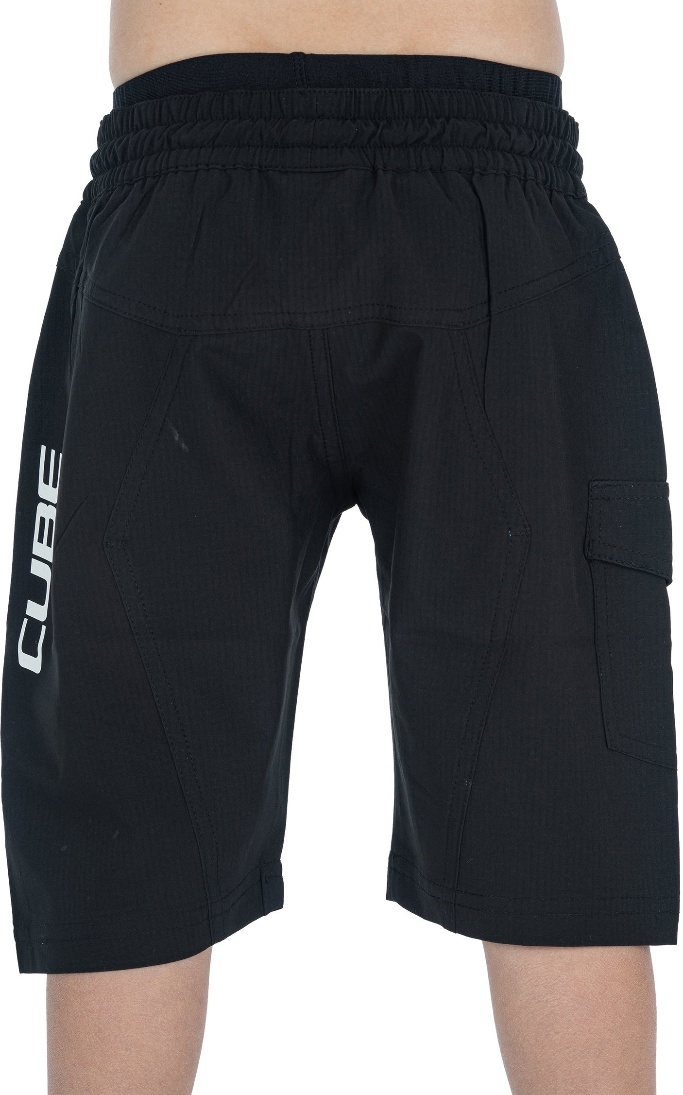 CUBE TEAMLINE Baggy Shorts ROOKIE avec cuissard intégré black´n´white