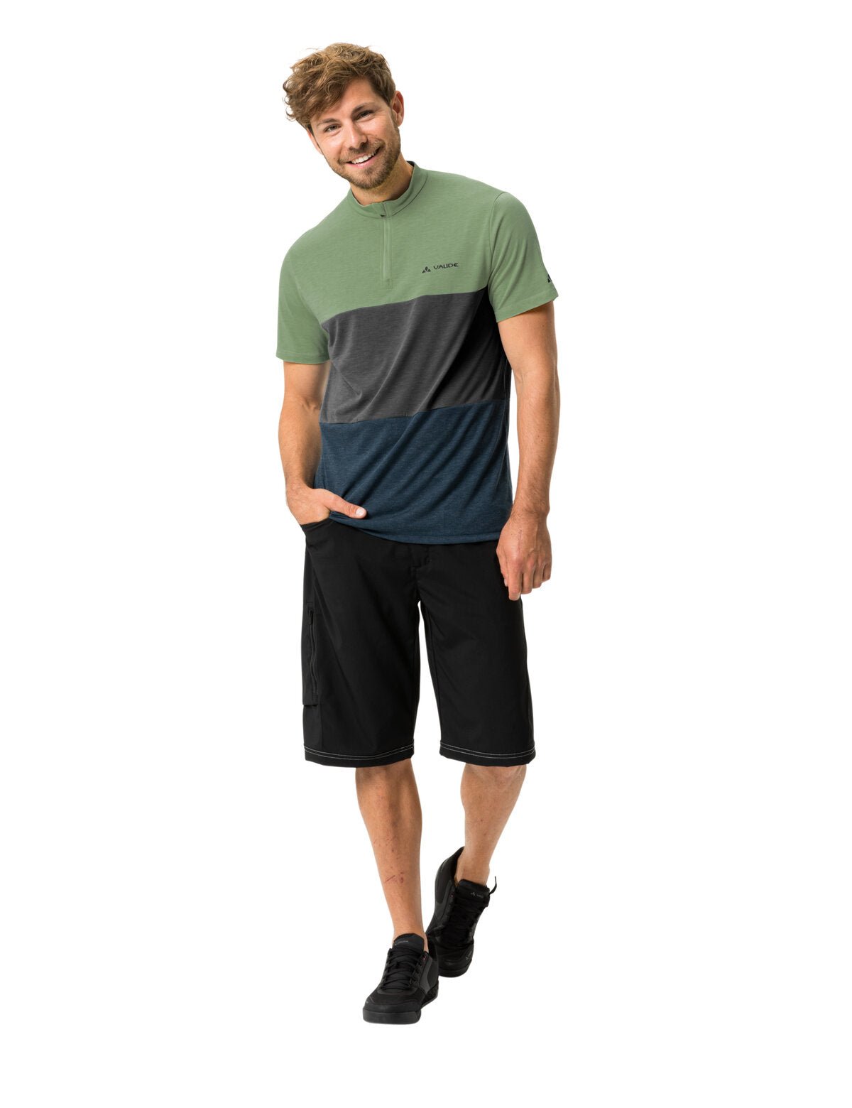 VAUDE Qimsa Maillot manches courtes homme vert