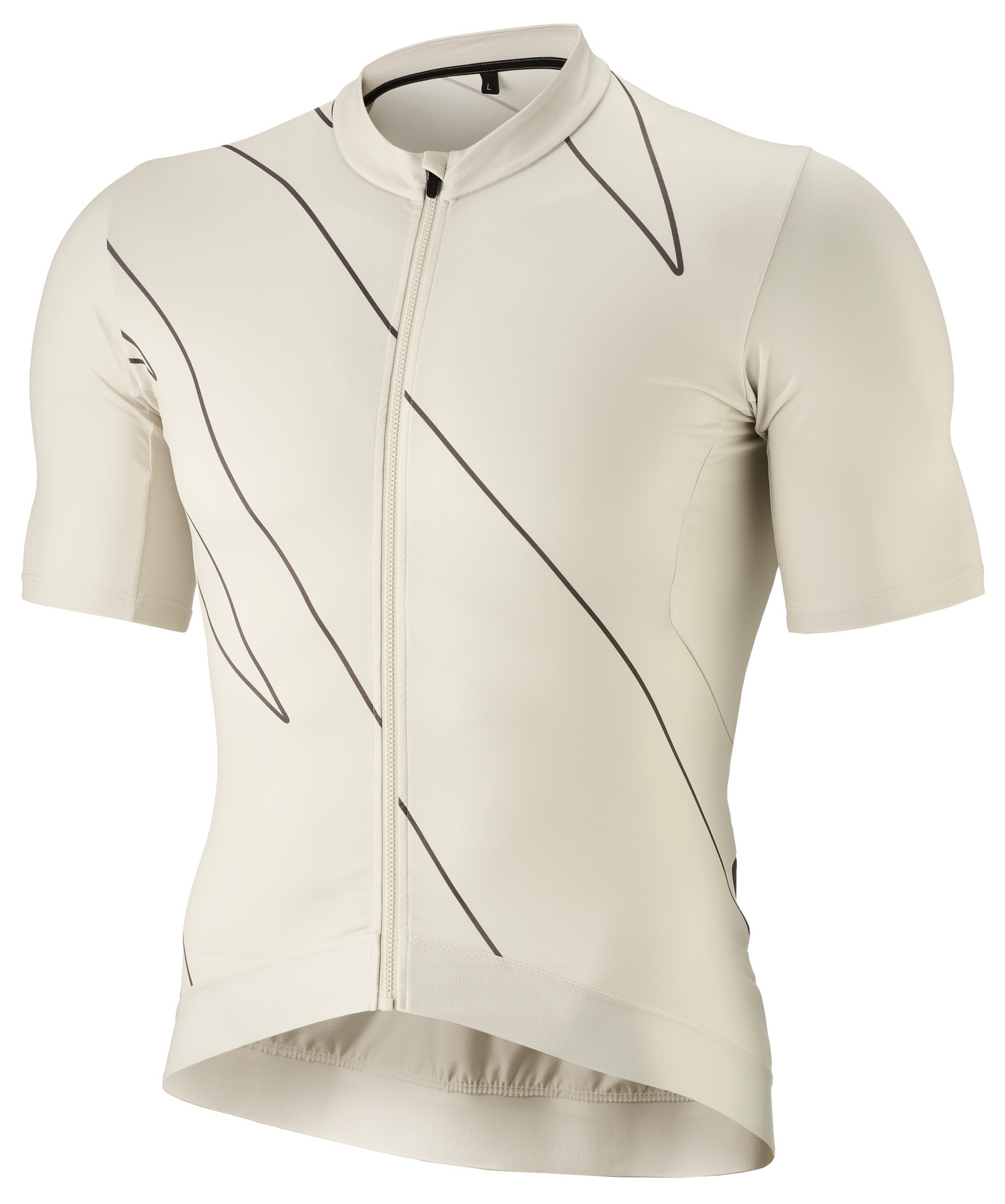 Gonso Maillot Route Print M gris château