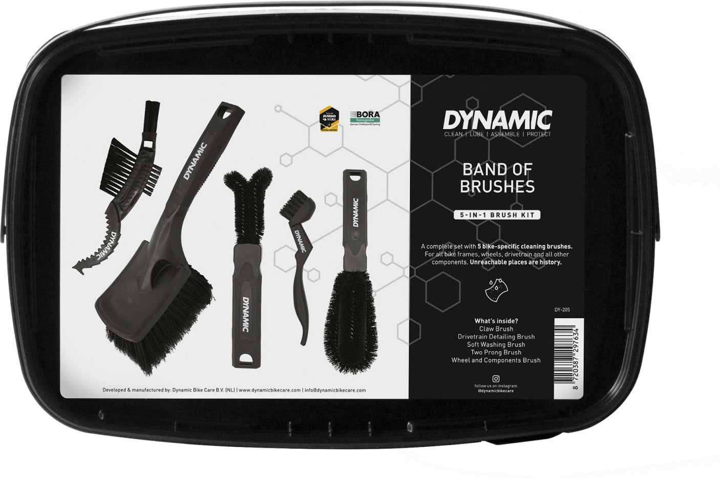Bande dynamique de brosses