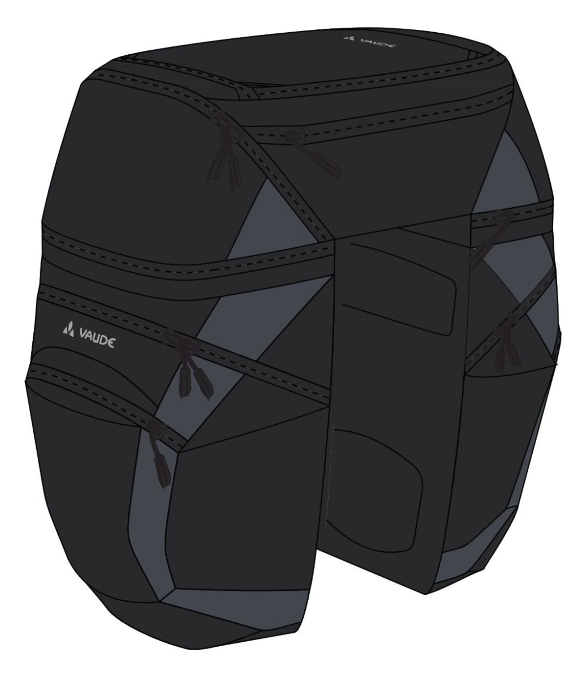 VAUDE Karakorum Pro sacoche de porte-bagages noir