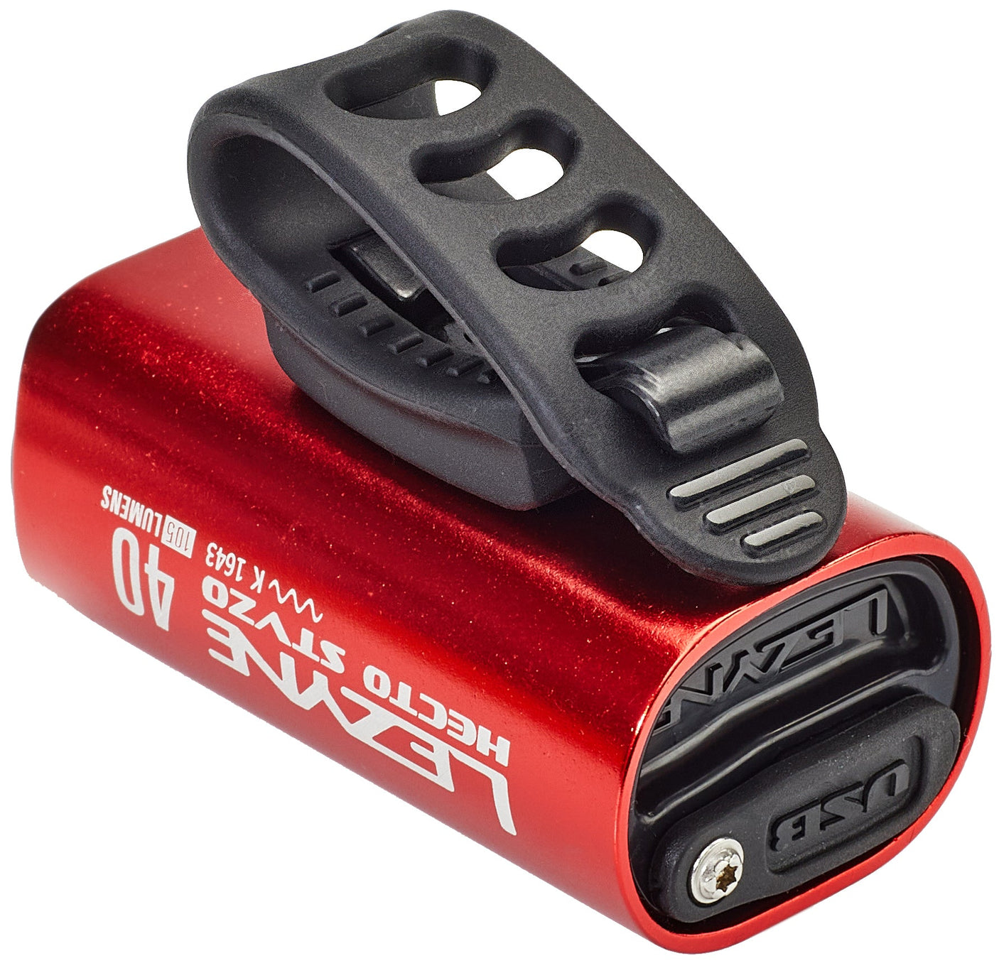 Lezyne Hecto Drive 40 LED éclairage avant rouge/noir