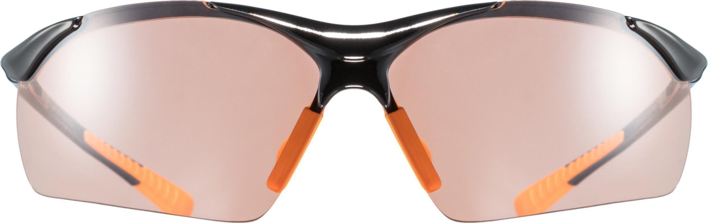 uvex Sportstyle 223 Lunettes de vélo Noir-Orange / Lightmirror Orange