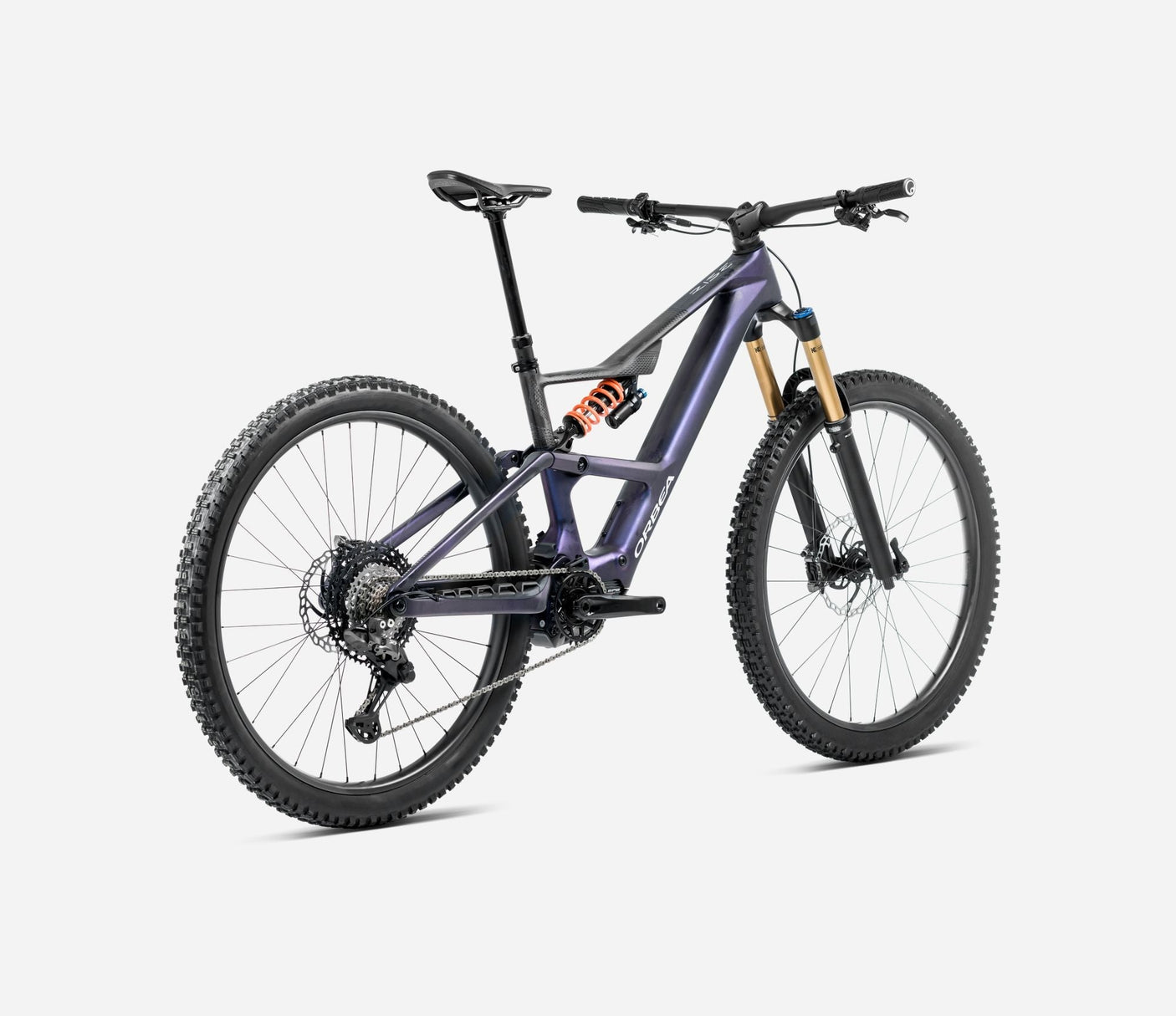 Orbea RISE SL M10 630W Tanzanite Carbon View - Carbone Brut (2025)