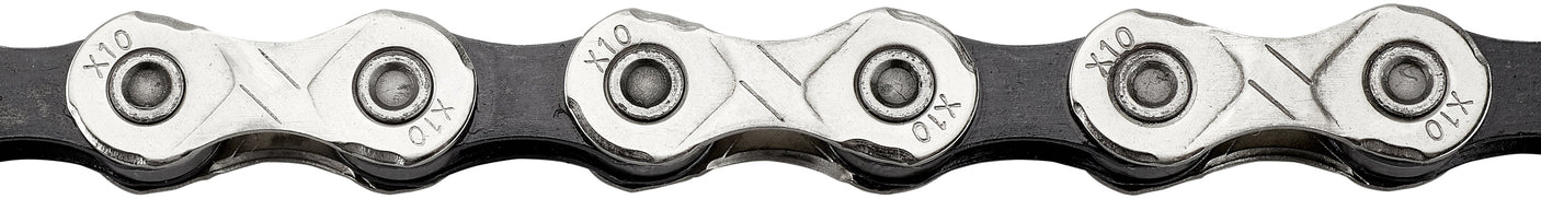 Chaîne KMC X10 10 vitesses argent/noir