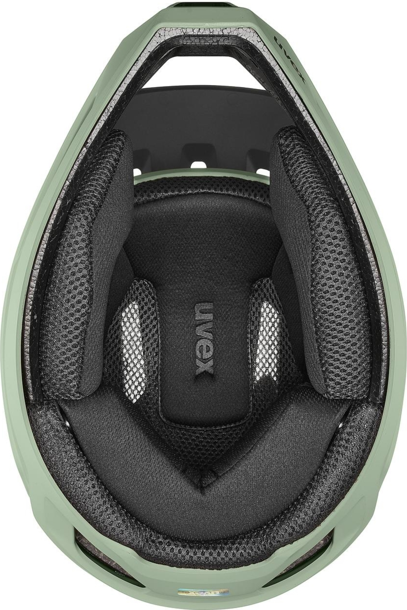 uvex Ravage casque intégral vert mousse-noir mat