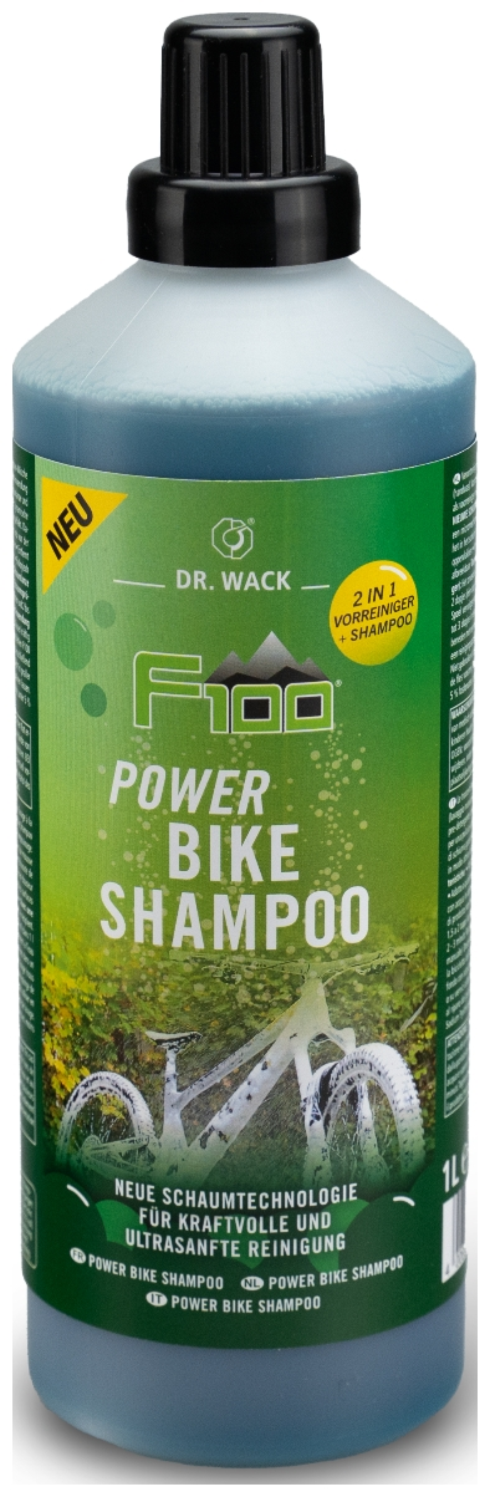 F100 Power Bike Shampoo Nettoyant vélo 1l
