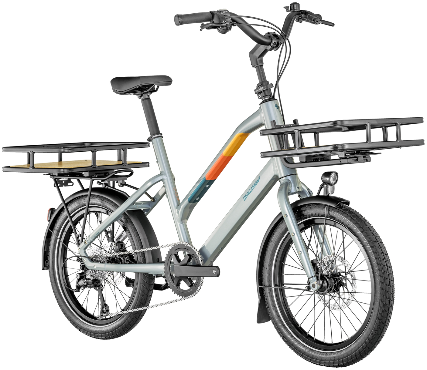 Bergamont Hans-On Compact gris mortier brillant