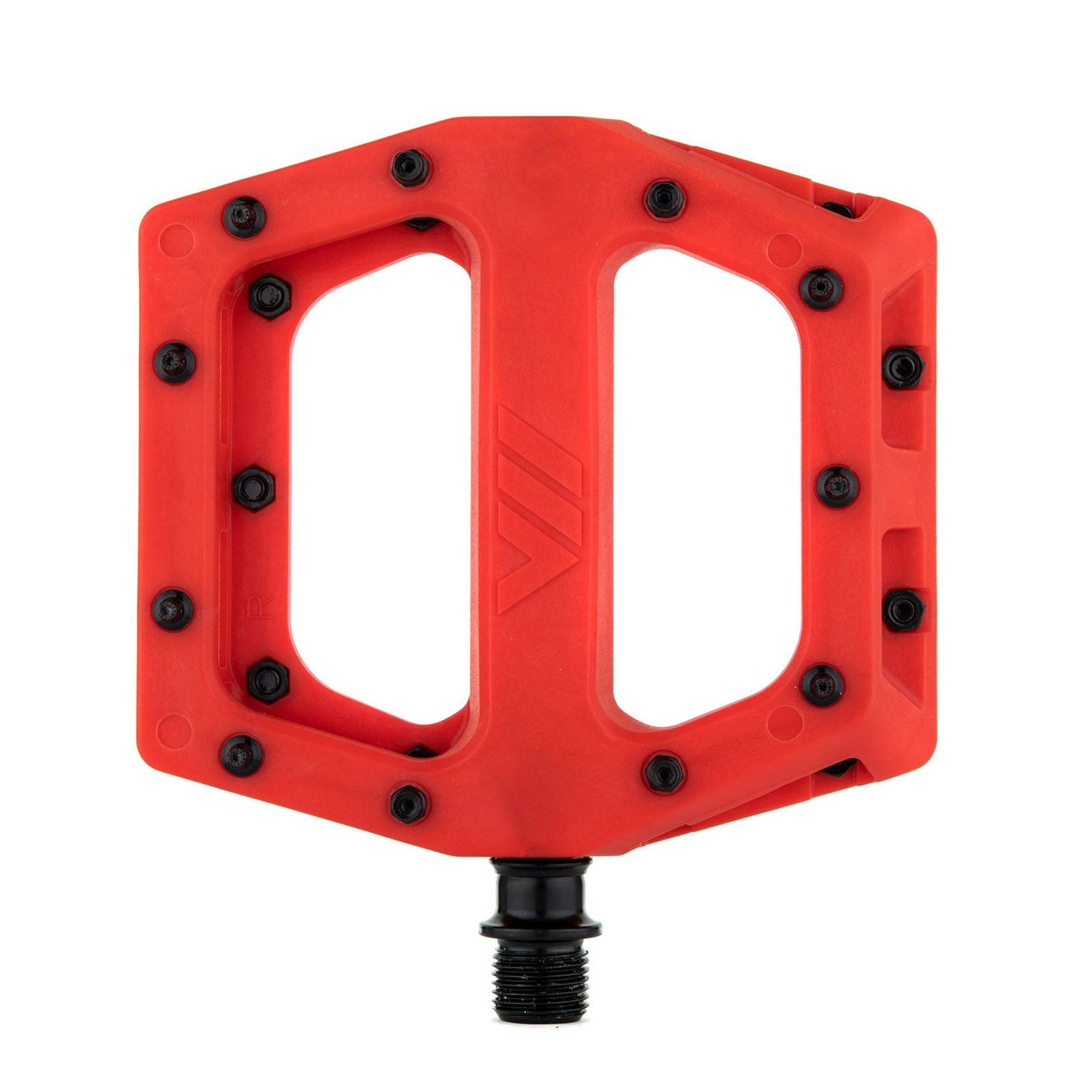 DMR V11 pédales plateforme rouge