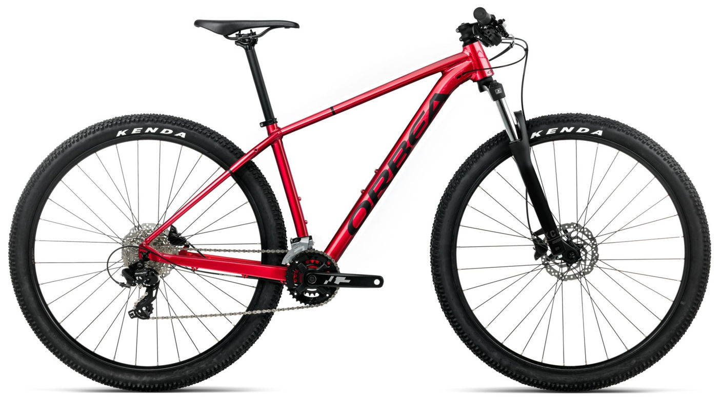 Orbea ONNA 29 50 Rouge Brûlant (Brillant) - Noir (Mat)