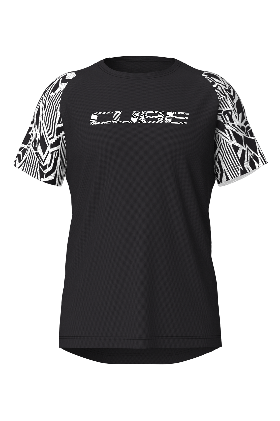 Maillot VTT Cube Razzle Dazzle manches courtes black´n´white