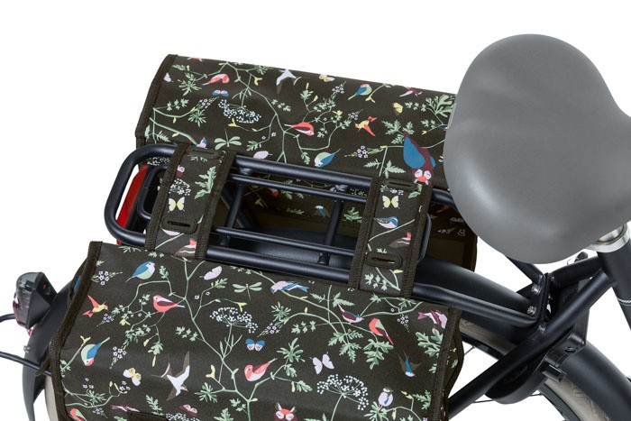 Basil Wanderlust Sacoche double porte-bagages 35l noir