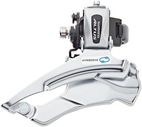 Shimano Altus FD-M313 dérailleur avant 7/8 vitesses collier tirage double noir/argent