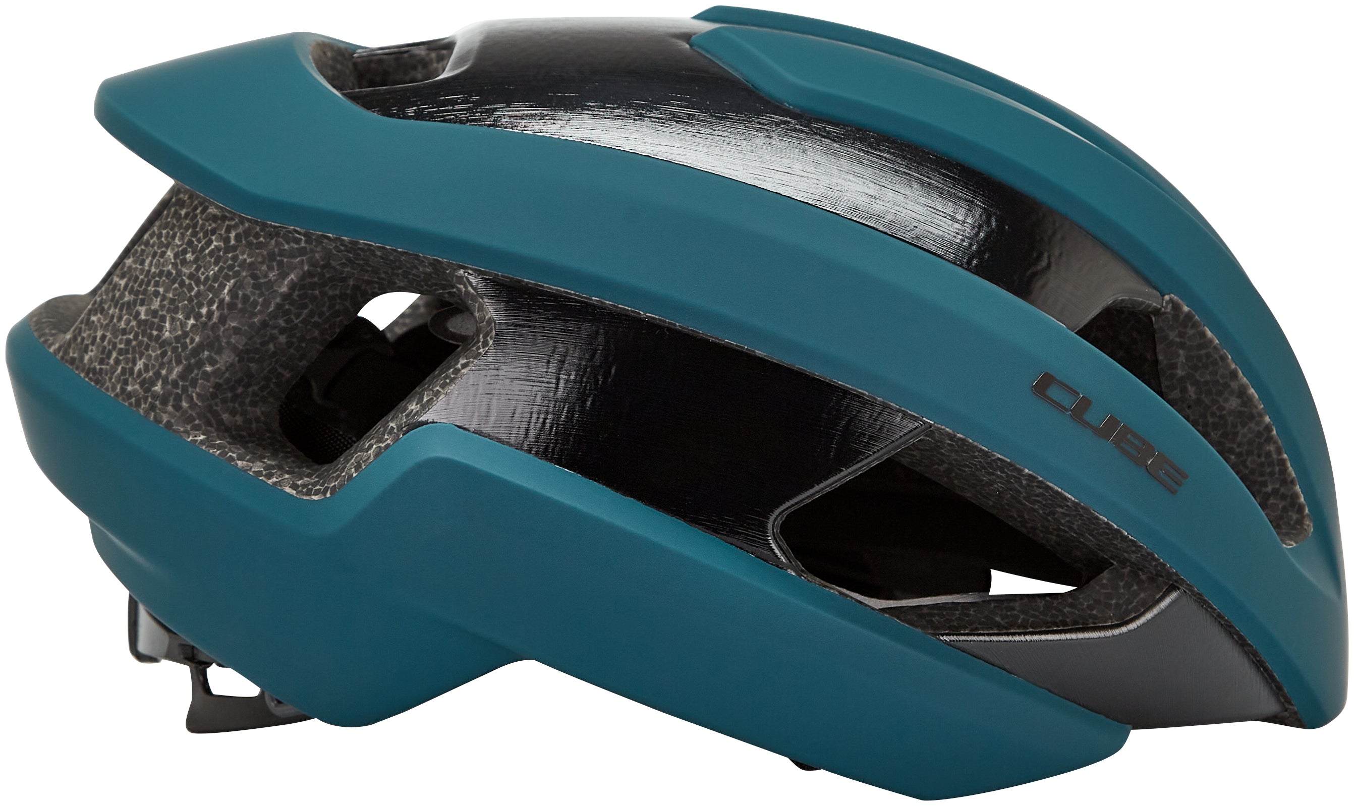 Cube Heron casque de course bleu