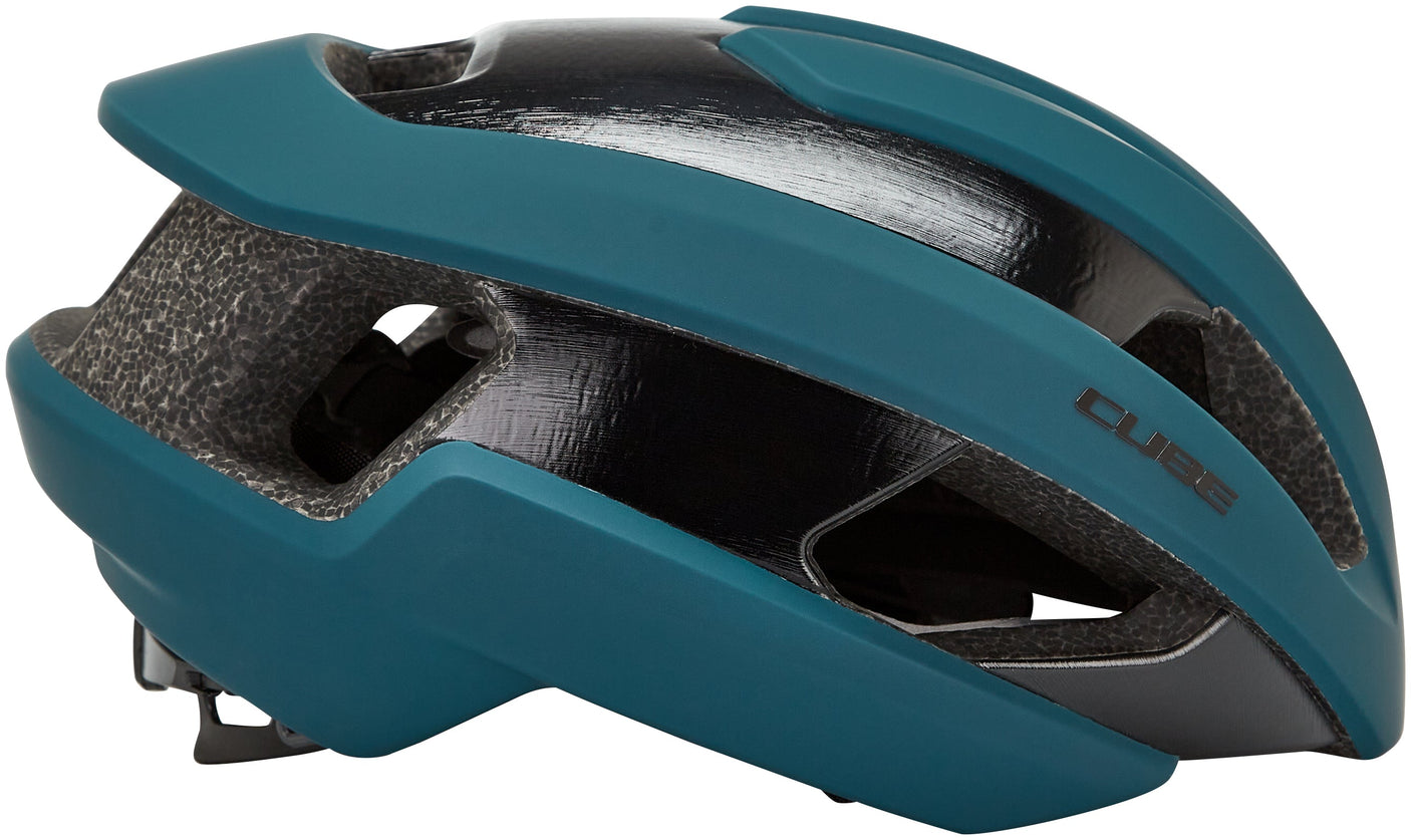Cube Heron casque de course bleu
