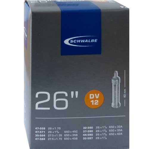 Schwalbe DV12-40 Chambre à air 32-47/559-597
