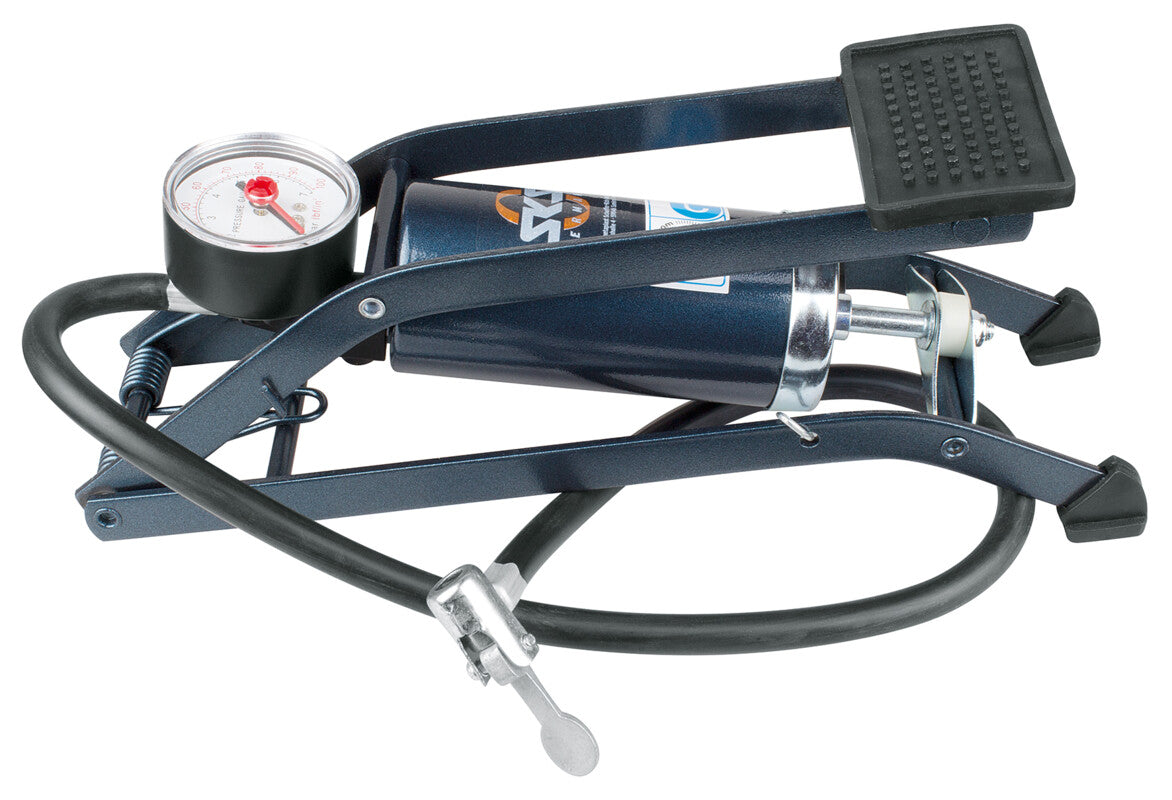 SKS Picco pompe à pédale bleu/noir