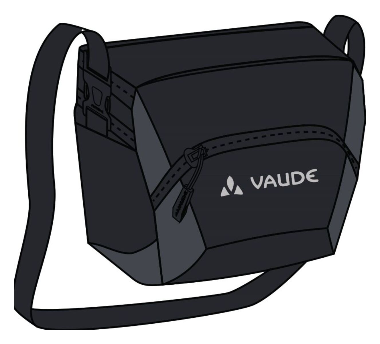 VAUDE OnTour Box M (KLICKfix ready) noir