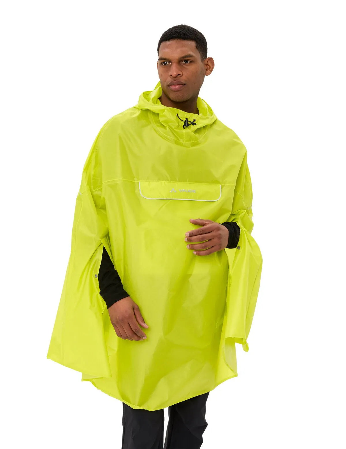 VAUDE Valdipino Poncho jaune néon uni