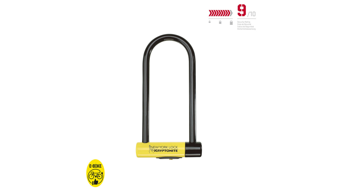 Kryptonite New York LS U-lock noir/jaune