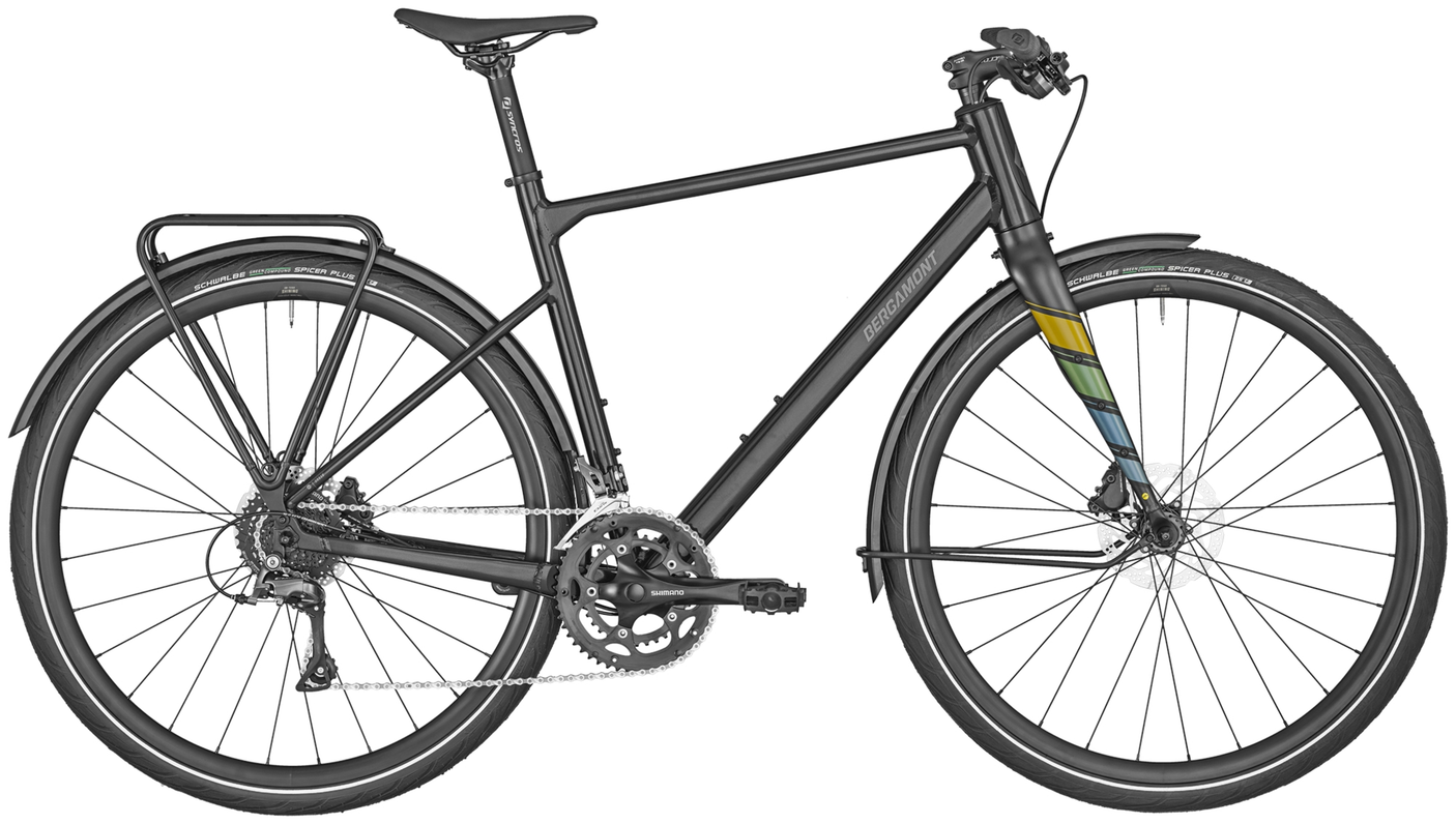 Bergamont Sweep 4 EQ noir brillant flammé