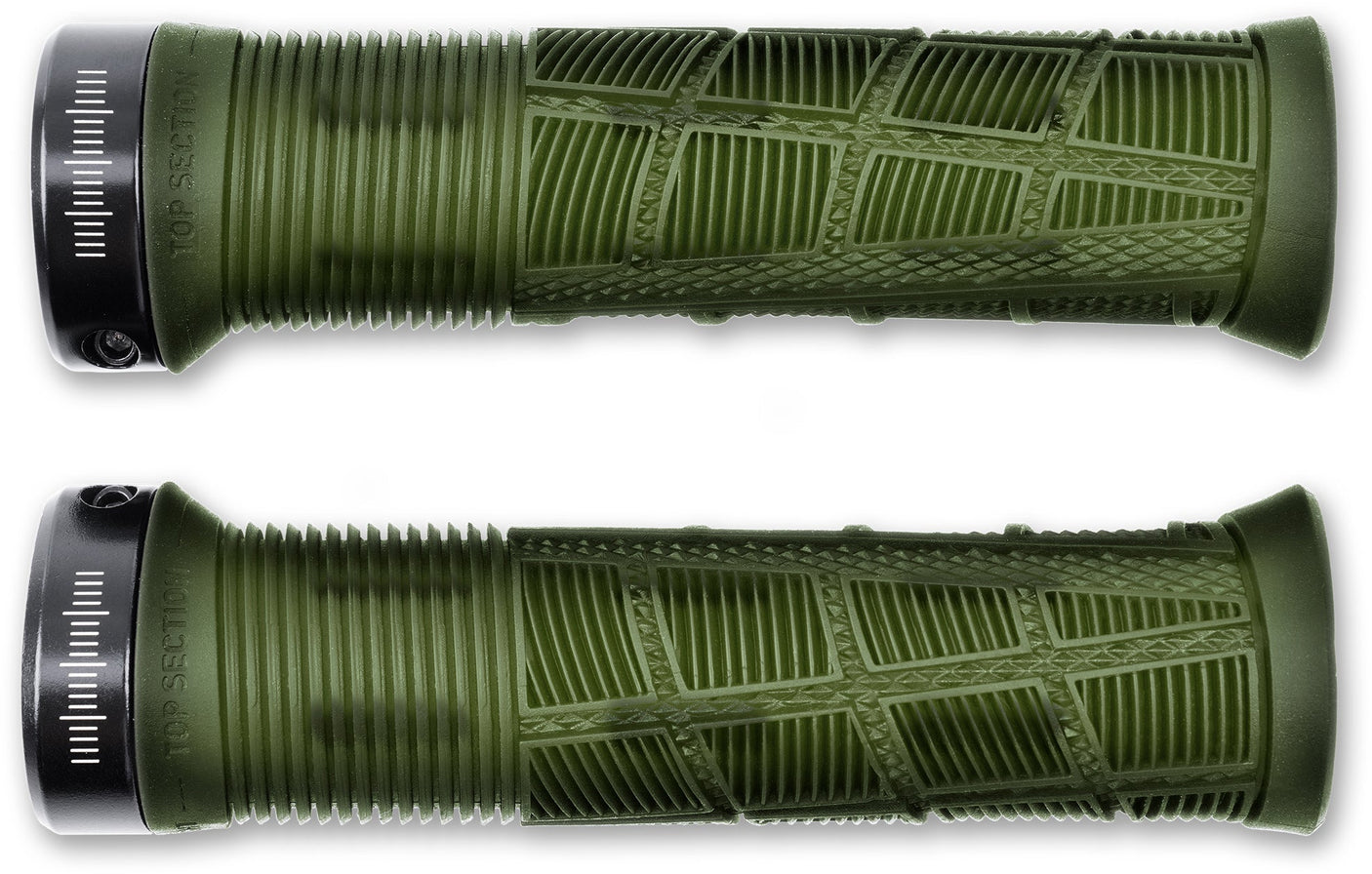 Poignées ACID DISRUPT olive translucide