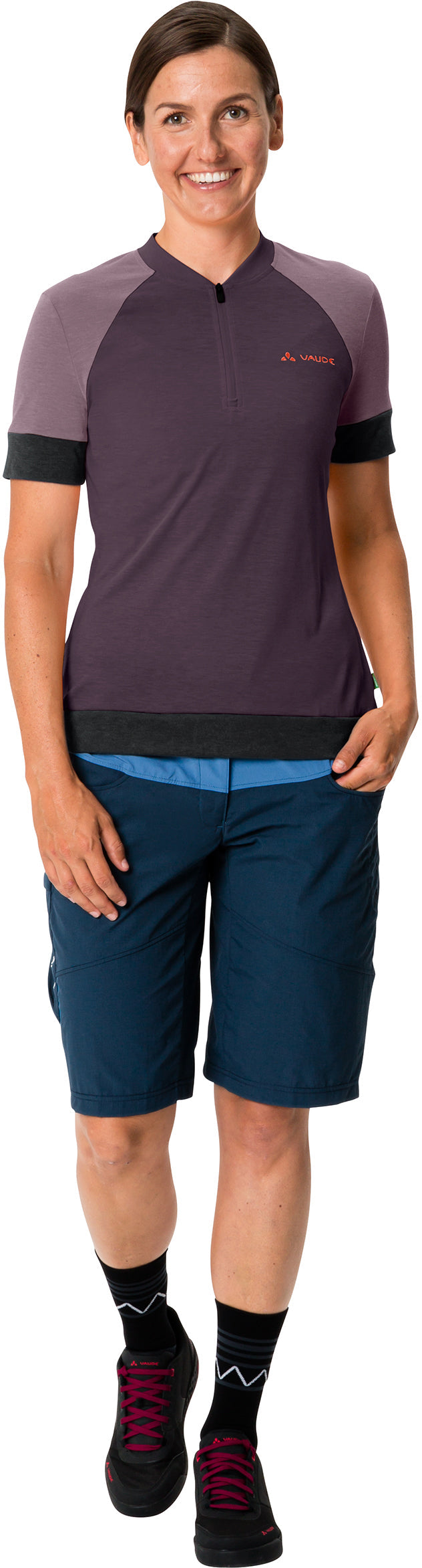 VAUDE Altissimo Q-Zip Shirt Femme violet