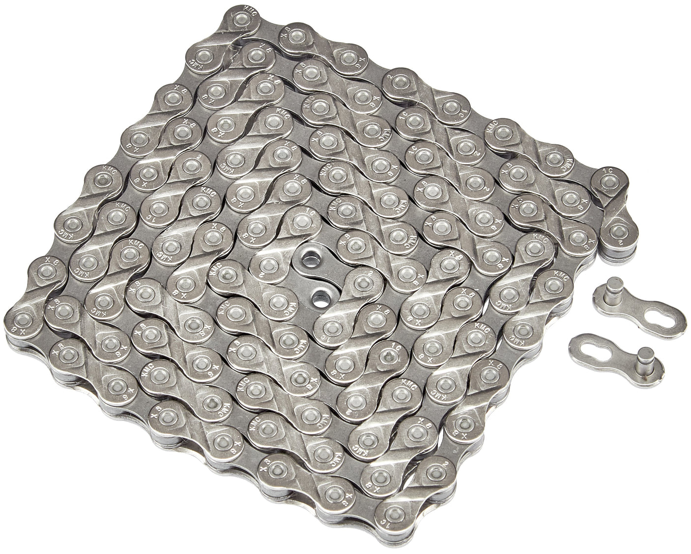 Chaîne KMC X8 7/8 vitesses argent/gris