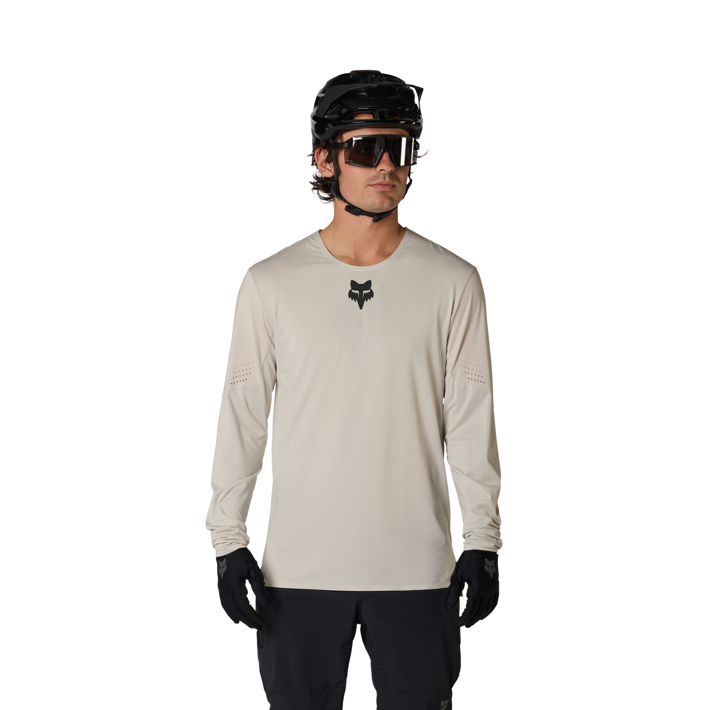 Fox Flexair LS Maillot Craie