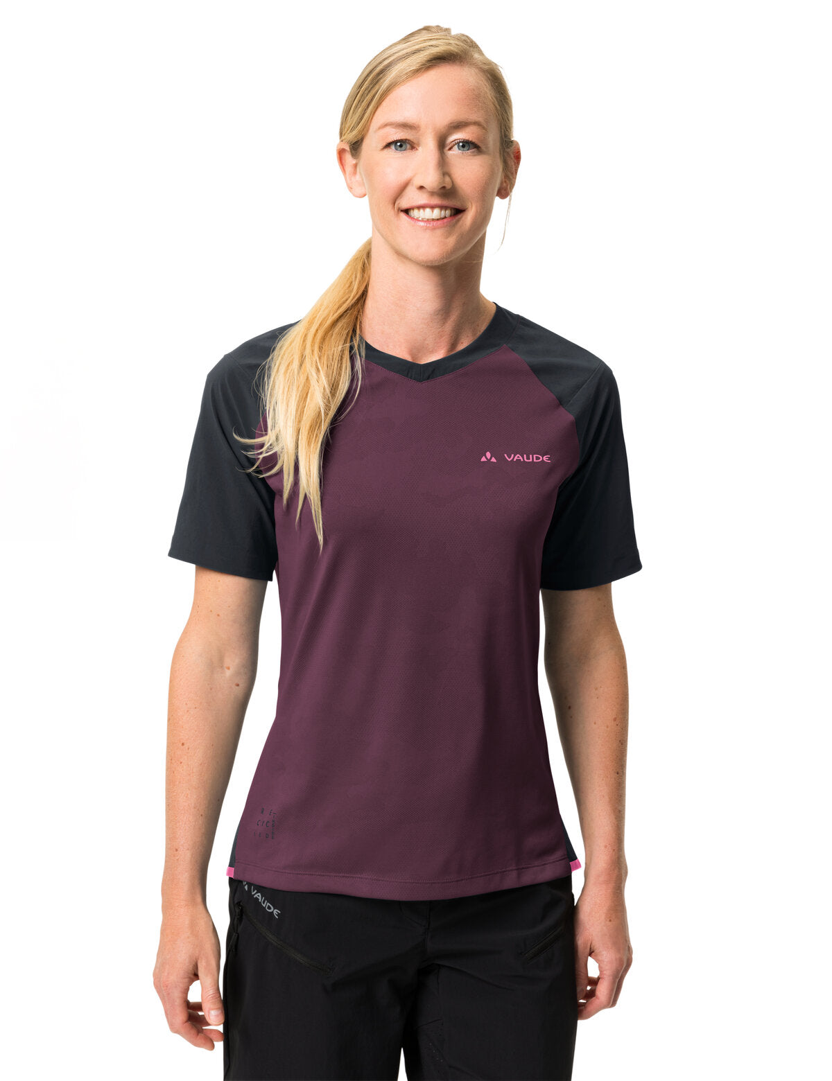 VAUDE Moab Pro Maillot manches courtes femme violet/noir